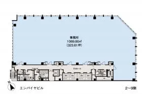エンパイヤビルの基準階図面