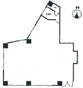 大塚中央ビルの基準階図面