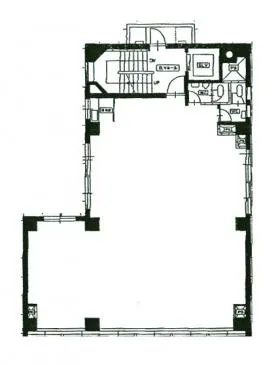 利根川第二ビルの基準階図面