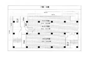 キャビックビルの基準階図面