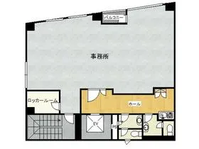 警察犬会館の基準階図面