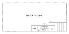 新光森野ビルの基準階図面