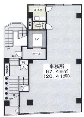 コーラルプリンス高田馬場の基準階図面