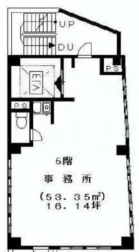 TYビルの基準階図面