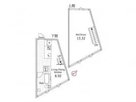 Weekend House Alleyの基準階図面