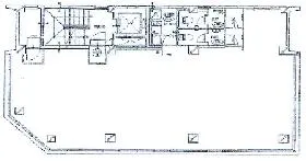 新橋パークサイドビルの基準階図面