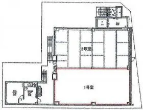 GLANZ BLDGの基準階図面
