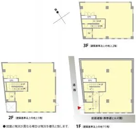 QCcube神宮前421ビルの基準階図面
