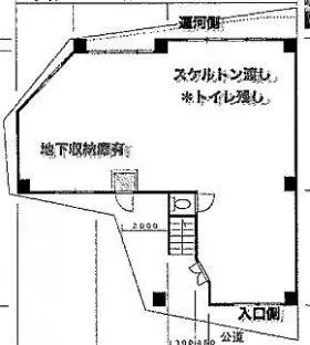 神田ビルの基準階図面