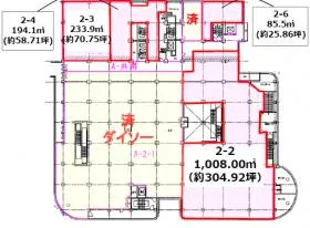 谷塚コリーナの基準階図面