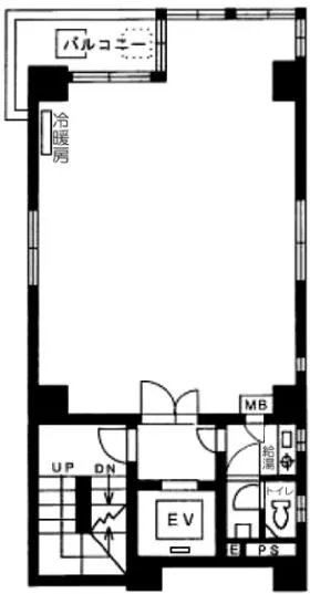 阿部ビルの基準階図面