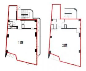 神宮前SUNWISEビルの基準階図面