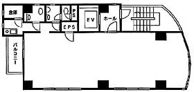 NOVEL WORK Shibakoenビルの基準階図面