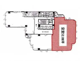イワタニ第2ビル(旧サンキュウビル)の基準階図面