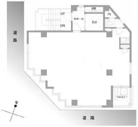 イヌイビルの基準階図面