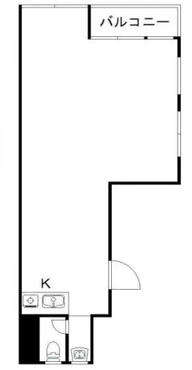 石田ビルの基準階図面