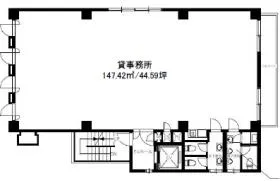 AOYAMA N-Brick Building(青山Nブリックビルディング)の基準階図面