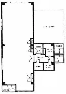 芝浦ワンハンドレッドの基準階図面