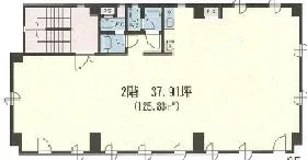 柴村ビルの基準階図面
