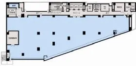 大木戸庁舎(四谷区民センター)ビルの基準階図面