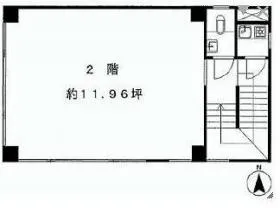 ソエダビルの基準階図面