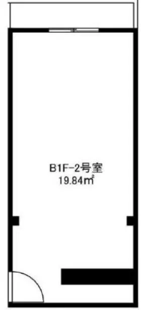 宝生ビルの基準階図面