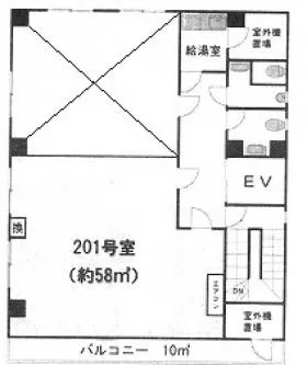 SDビルの基準階図面