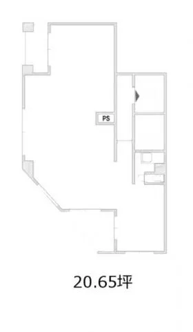 下総屋ビルの基準階図面