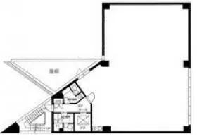 デコパージュ南青山ビルの基準階図面