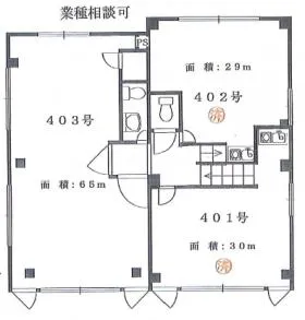 ISOビルの基準階図面