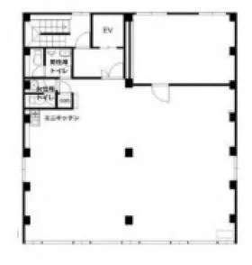 第1古谷ビルの基準階図面