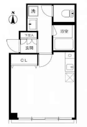グレイスパーク亀有の基準階図面