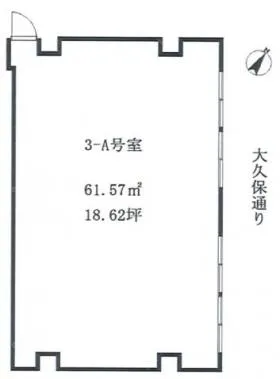 清風ビルの基準階図面