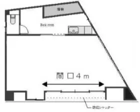 石橋ビルの基準階図面