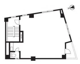 石田ビルの基準階図面