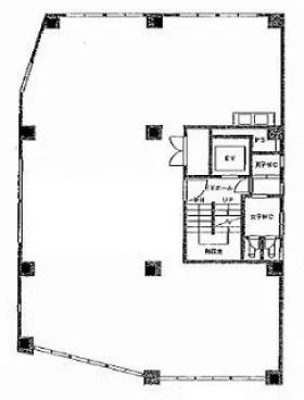 新宿オミビルの基準階図面