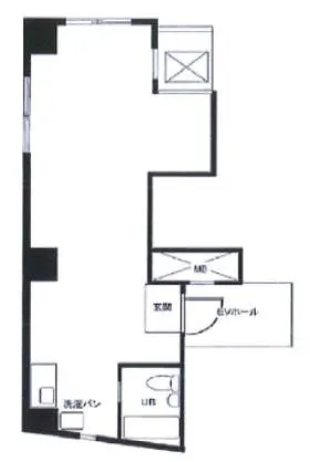 プロスパラス高輪の基準階図面