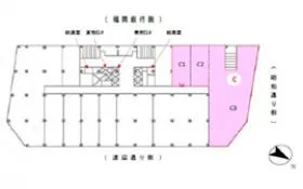 天神ビル本館の基準階図面