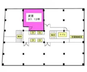 天神三井ビルの基準階図面