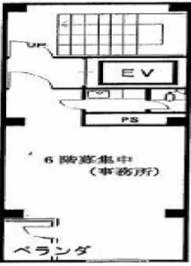 スカッツビルの基準階図面