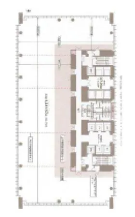 本町南ガーデンシティの基準階図面
