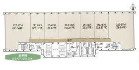 ニッセイ淀屋橋イーストビルの基準階図面