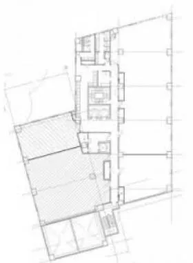 ヒューリック高田馬場ビルの基準階図面