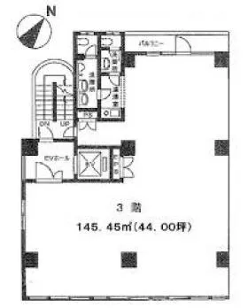 TOHYUビルの基準階図面