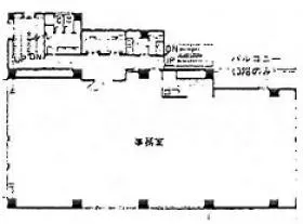 萩藤ビルの基準階図面
