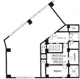 新日貿ビルの基準階図面