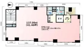 PFビルの基準階図面