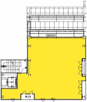 ヒューリック銀座一丁目ガス灯通りの基準階図面