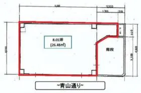 Tot青山の基準階図面