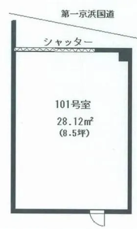 KTエンゼルハイム大森本町第3の基準階図面